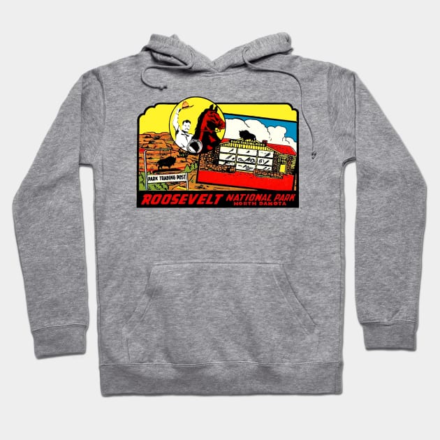 Roosevelt National Park North Dakota Vintage Hoodie by Hilda74